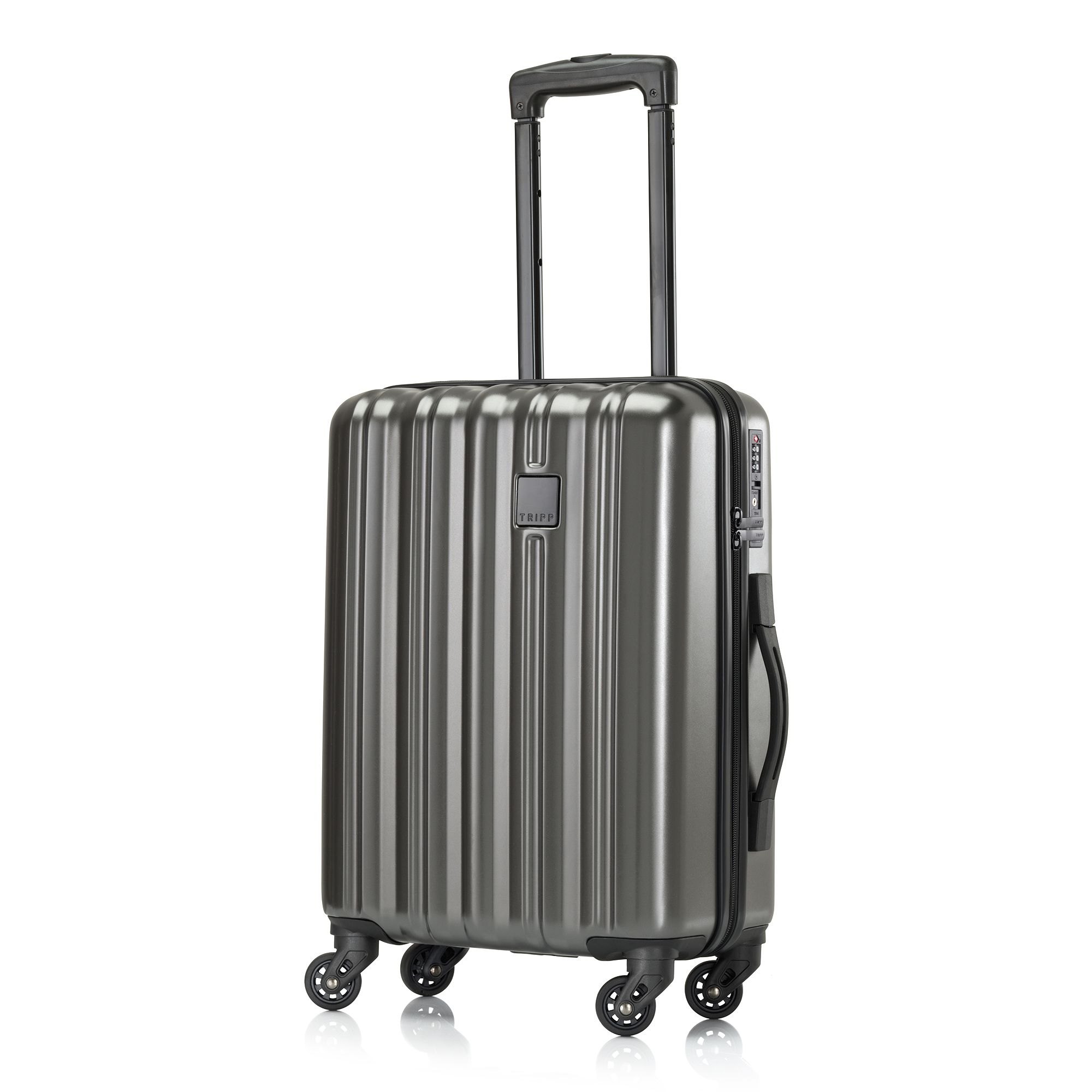 Tripp Retro II Pewter Cabin Suitcase 55x39x20cm - Tripp Ltd
