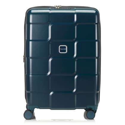 Tripp Wavy Navy Medium Expandable Suitcase Tripp Wavy Navy Medium Expandable Suitcase