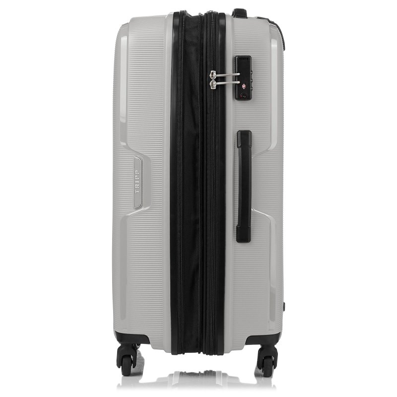 White suitcase cheap tripp